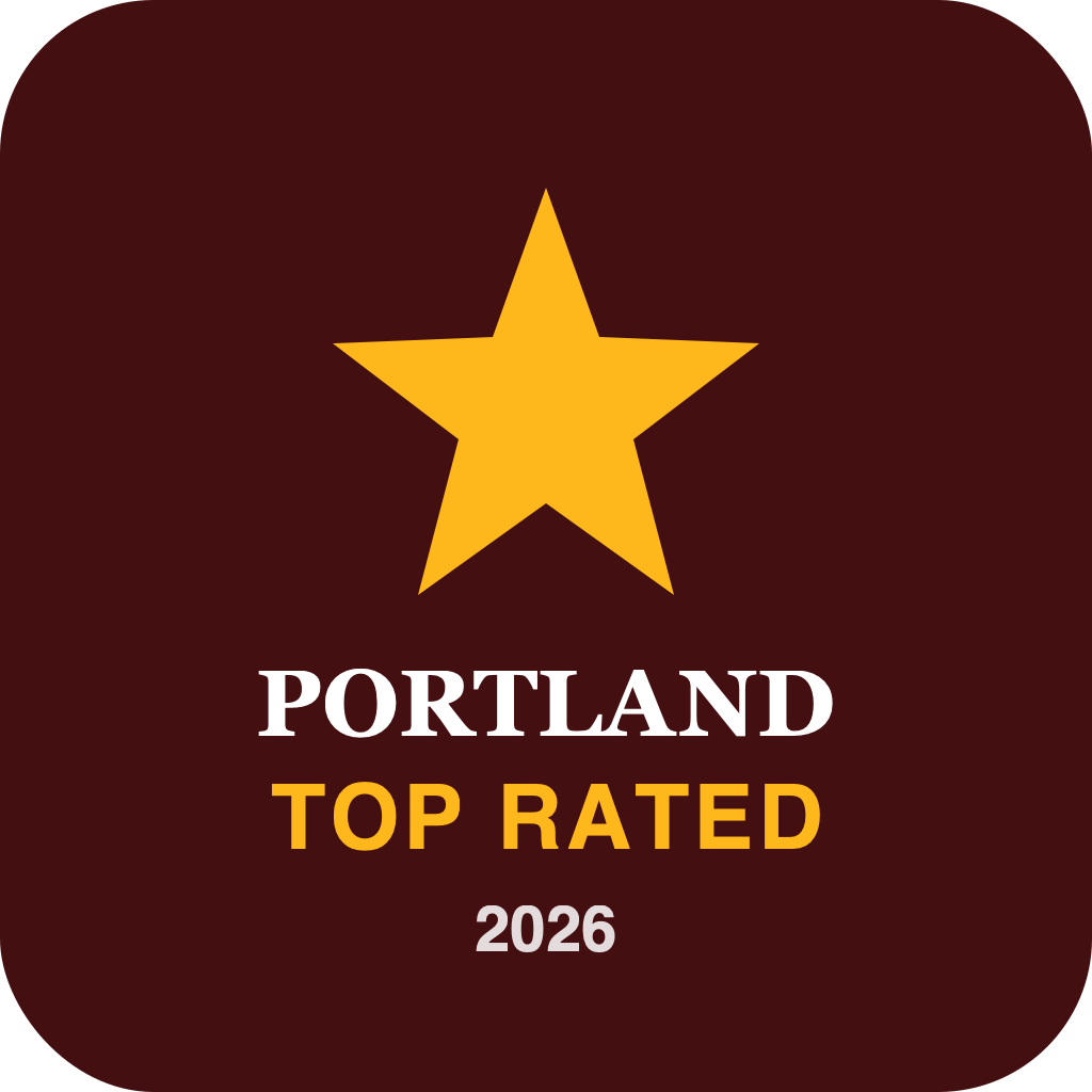 Top Rated Portland 2026 square badge